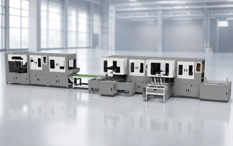 automatic collapsible box machine