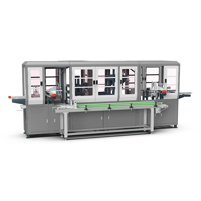 hinged neck rigid box assembly machine main image
